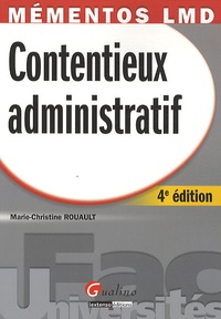 Marie-Christine Rouault - Contentieux admininistratif.