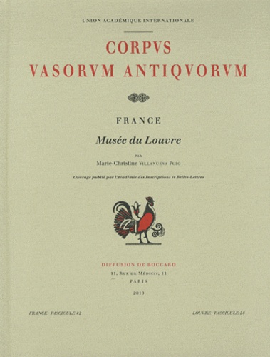 Marie-Christine Villanueva Puig - Corpus vasorum antiquorum - France fascicule 42, Musée du Louvre fascicule 28.