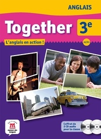 Marie-Claire Chauvin - Anglais 3e A2/B1 Together - L'anglais en action !. 2 CD audio