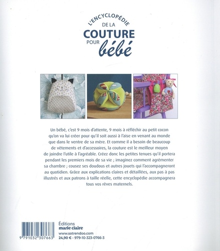 L'encyclopédie de la couture pour bébé. 48 modèles pour un bébé cousu main !