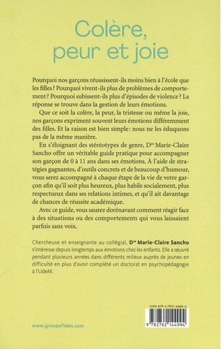 Colère, peur et joie. Accompagner mon garçon dans ses émotions