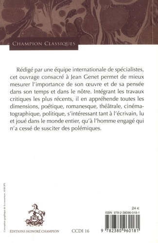 Dictionnaire Jean Genet