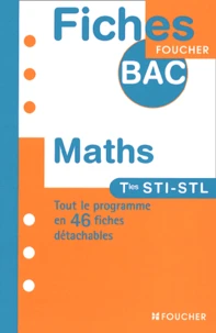 Maths Terminale STI - STL
