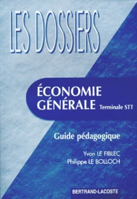 Economie Generale Terminale Stt Guide Pedagogique