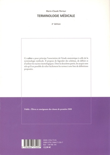 Terminologie médicale Baccalauréat ST2S 2e édition