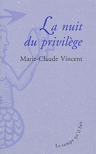 Marie-Claude Vincent - La Nuit Du Privilege. Nouvelles Breves.
