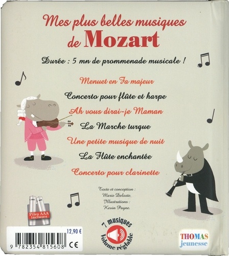 Mes plus belles musiques de Mozart