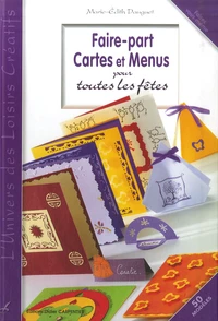 Faire-part, Cartes et Menus pour toutes les fêtes