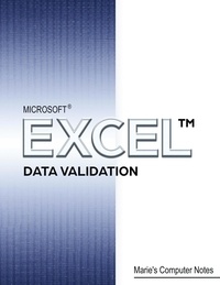  Marie Eklof - Microsoft Excel Data Validation.