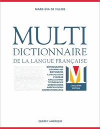 Marie-Eva de Villers - Multi dictionnaire de la langue française.