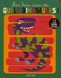 Marie-Eve Boucher et  Wedoo Studio - Mon livre casse-tête Quels dinosaures !.