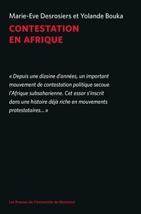 Marie-Eve Desrosiers et Yolande Bouka - Contestation en Afrique.