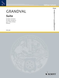 Marie félicie clémence de Grandval - Edition Schott  : Suite - flute and piano..