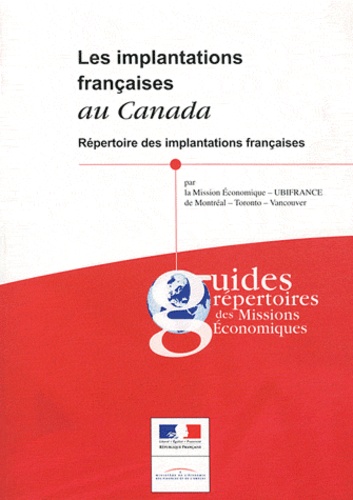 Marie Flore Morius - Les implantations françaises au Canada - Répertoire des implantations françaises.