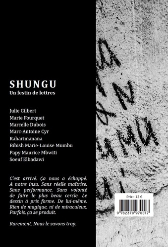 Shungu. Un festin de lettres
