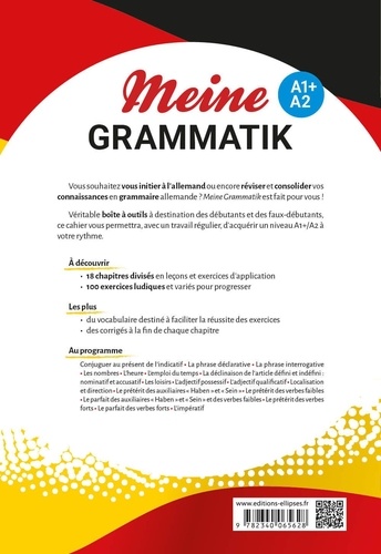 Meine Grammatik A1 + A2. Cahier pour réviser les bases de la grammaire allemande
