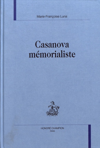 Casanova mémorialiste