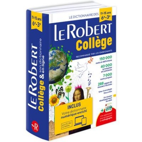 Le Robert collège. Avec 1 carte numérique  Edition 2023