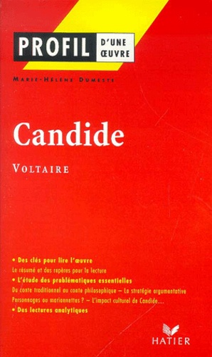 Marie-Hélène Dumeste - Candide, Voltaire.