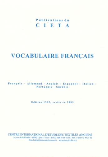 Marie-Hélène Guelton - Vocabulaire français - Edition 1997.