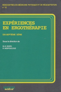 Marie-Hélène Izard - Expériences en ergothérapie - 17e série.