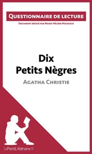 Dix petits nègres d'Agatha Christie