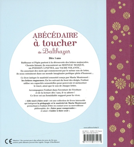 Abécédaire à toucher de Balthazar