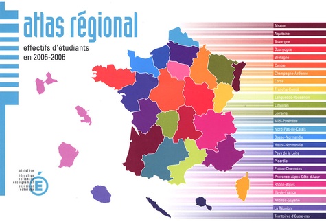 Marie-Hélène Prieur et Yann Caradec - Atlas régional - Effectifs d'étudiants.