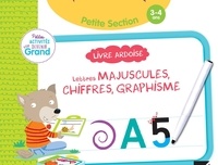 Marie-Hélène Van Tilbeurgh - Livre ardoise Lettres majuscules, chiffres, graphisme Maternelle petite section - Avec un feutre.