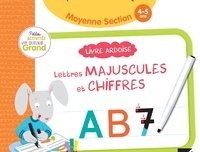 Marie-Hélène Van Tilbeurgh - Livre ardoise Lettres majuscules et chiffres Maternelle moyenne section - Avec un feutre.