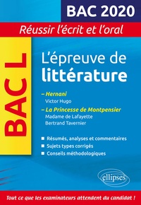 Marie-Henriette Bru - L'épreuve de littérature Bac L - Hernani, Victor Hugo ; La princesse de Montpensier, Madame de Lafayette/Bertrand Tavernier.