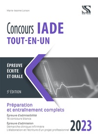 Pdf ebooks téléchargements gratuits Concours IADE par Marie-Jeanne Lorson