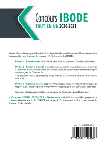 Concours IBODE  Edition 2020-2021