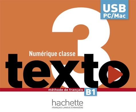 Marie-José Lopes et Bougnec jean-thierry Le - Texto 3 : Manuel numérique enseignant (clé USB).