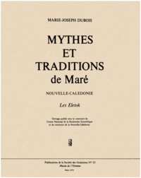 Marie-Joseph Dubois - Mythes et traditions de Maré - Nouvelle-Calédonie, Les Eletok.