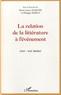 Marie-Laure Acquier et Philippe Merlo - La relation de la littérature à l'événement (XIXe-XXIe siècles).
