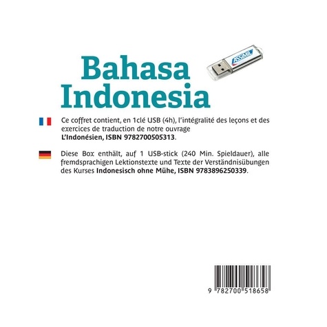 Bahasa indonesia (usb mp3 indonésien) 1e édition