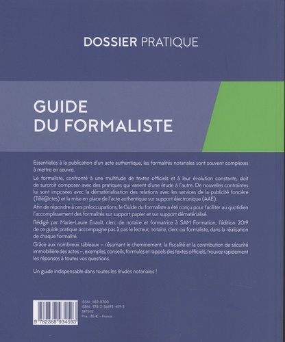 Guide du formaliste  Edition 2019