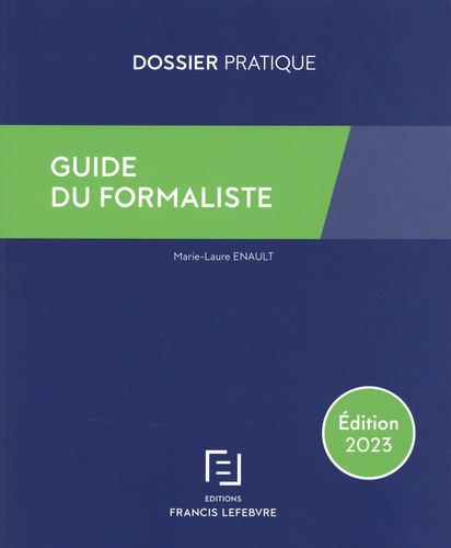 Guide du formaliste  Edition 2023