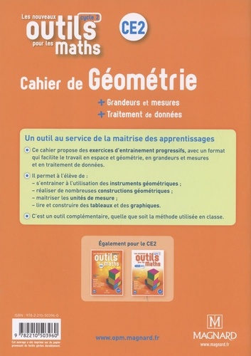 Cahier de géometrie CE2  Edition 2018
