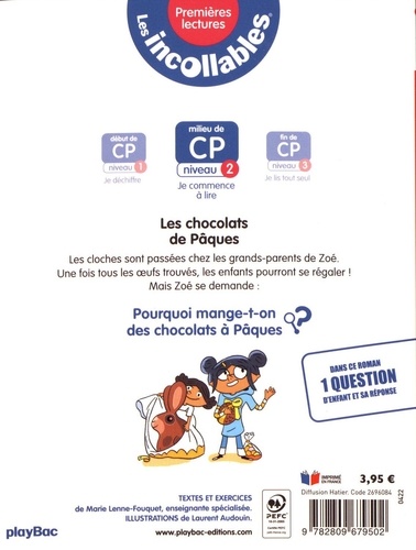 Les incollables Tome 12 Les chocolats de Pâques. CP niveau 2