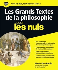 Marie-Line Bretin - Les grands textes de la philosophie pour les nuls.