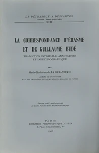 La corresponsdance d'Erasme et de Guillaume Budé
