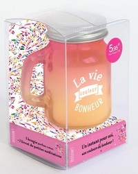 La vie couleur bonheur en rose et jaune - Coffret avec 1 bougie parfum coton + 1 livret de petites méditations.pdf