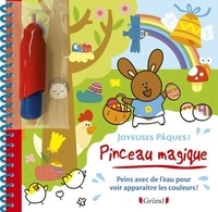 Téléchargement gratuit du manuel pdf Joyeuses Pâques !  - Peins avec de l'eau pour voir apparaitre les couleurs ! Avec un pinceau 