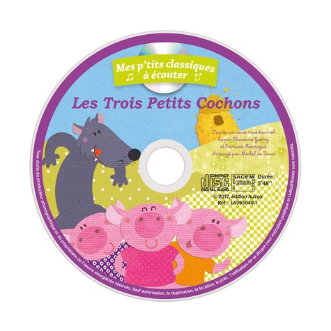 Les trois petits cochons  avec 1 CD audio