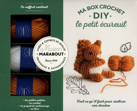 Ma box crochet DIY le petit écureuil - Avec 3... de Marie-Noëlle Bayard -  Livre - Decitre