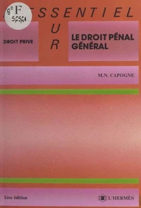 Le droit pénal général