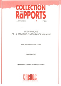Marie-Odile Simon - Les Français et la réforme d’assurance maladie..