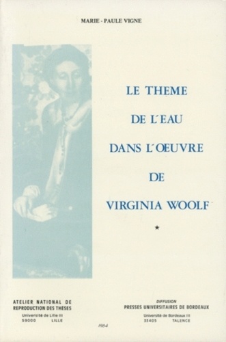Le Theme De L'Eau Dans L'Oeuvre De Virginia Woolf
